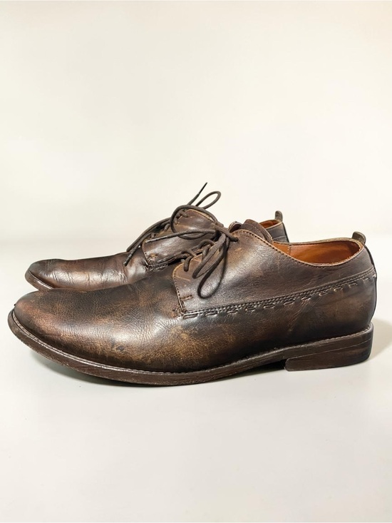 BED STU Cobbler Series Men\'s 11 Brown Distressed Leather Derby Oxford main image 12